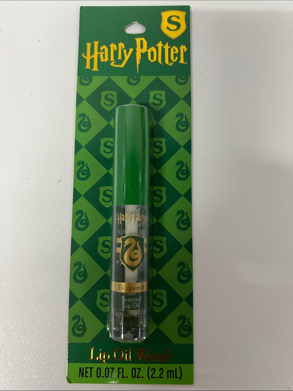Harry Potter Slytherin Green Lip Oil Wand - Bergamot